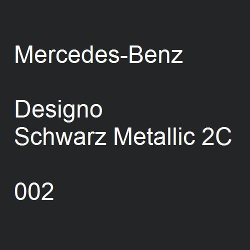 Mercedes-Benz, Designo Schwarz Metallic 2C, 002.